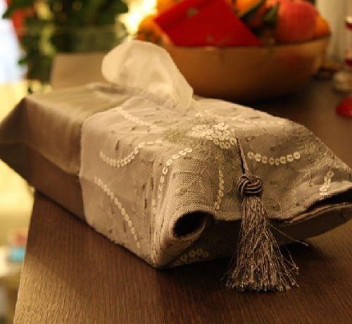 布艺纸巾盒+田园风格家纺饰品(2)