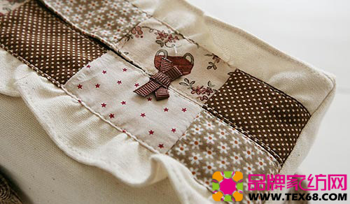 精美韩式DIY布艺纸巾盒套扮靓家(6)