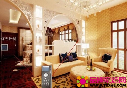 新型智能窗帘，满足家居多种场景需求-品牌家纺网