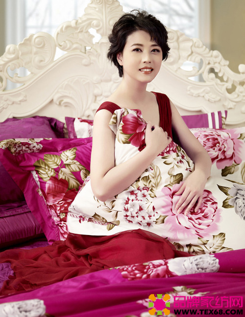 瑞阁家纺图片明星代言完美呈现