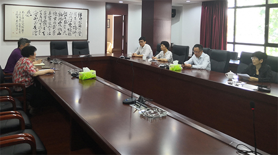 赴江苏纺检院参观交流