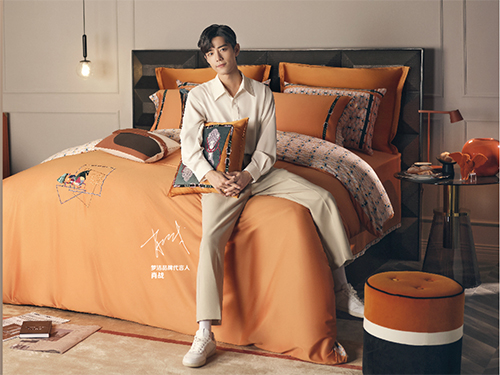 梦洁官宣肖战,粉丝挤爆品牌直播间-品牌家纺网